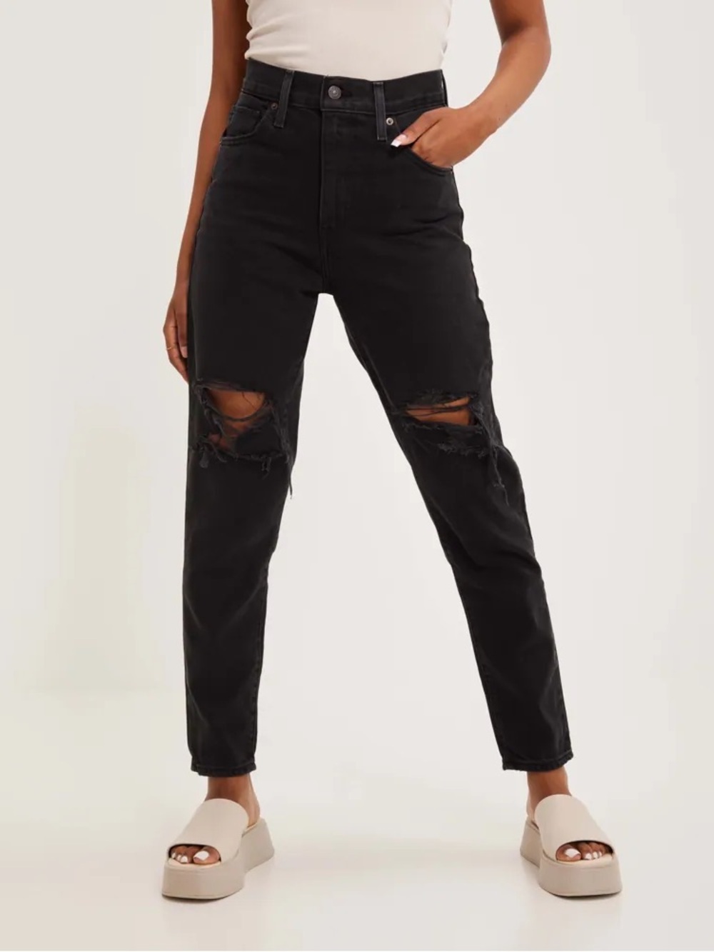 Levi's Boyfriend Jeans - Black